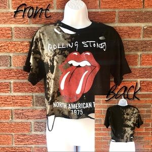 the Rolling Stones Crop Tee!